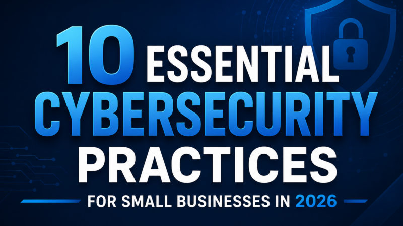 10 Essential Cybersecurity Practices for Small Businesses in 2026